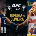 soccer, ufc 317, hot dog eating contest