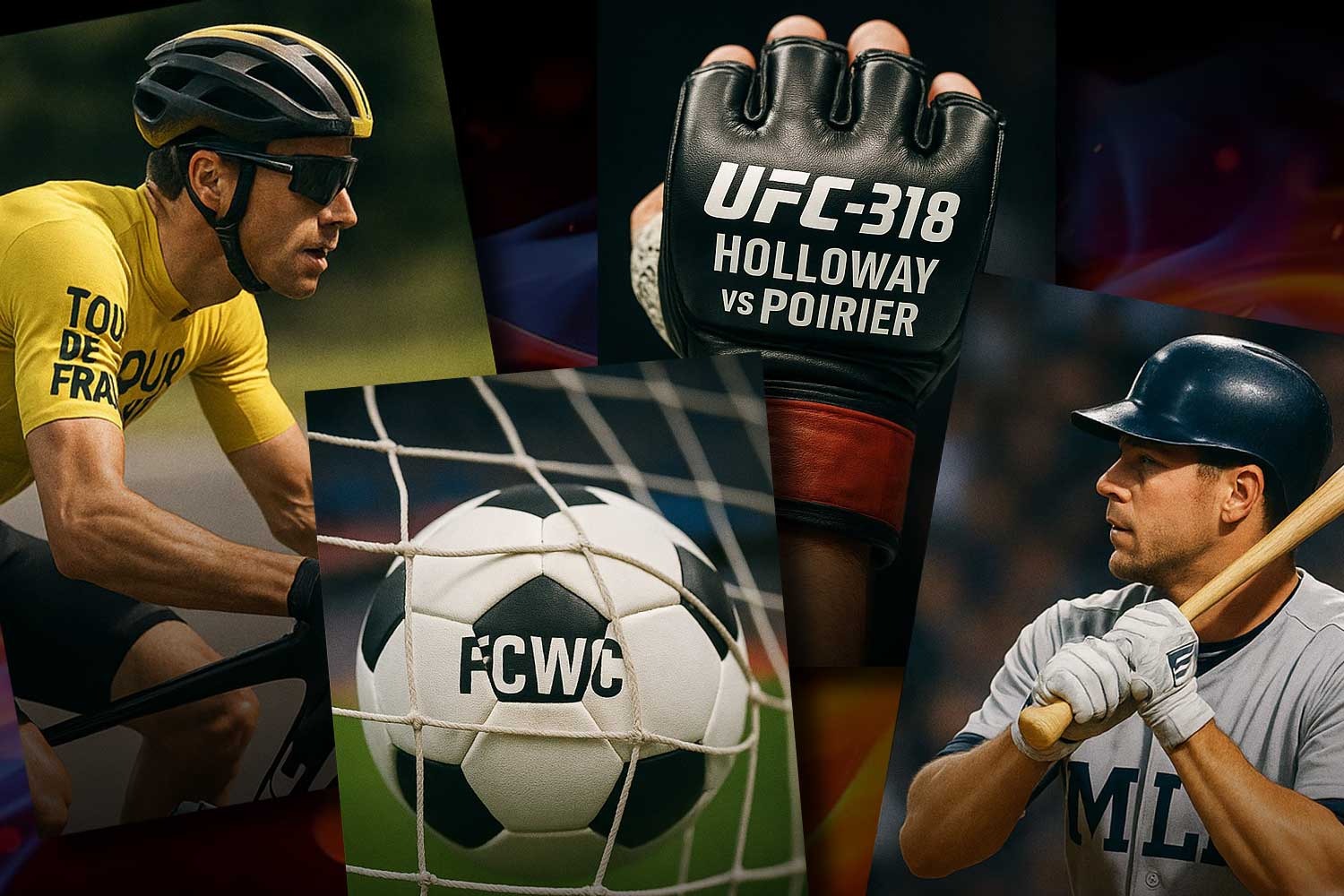 FIFA Club World Cup, Tour de France, UFC 318, MLB
